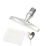 Diamond Painting Pen Tip, Stainless Steel Screw Placers Nibs for Round & Square Drill, Unbreakable, Shape-Stable, Clear Engraved with Beads Numbers Tip, Diamond Art Accessories and Tools (14 Bead Tip)