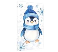 Diamond Painting Penguin Diamond Art Winter 5D Crystal Art Kits for Adults，DIY Rhinestone Sequin Gem Full Drill Canvas Painting Crafts for Adults Gifts Kits，Home Room Decor Pictures 22x44in Xy-1164