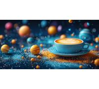 Diamond Painting Planet Diamond Art Kits Adults, 28x56inch Large Dimond Art Coffee Gem Arts and Crafts Paintings, DIY Full Drill Crystal Rhinestone Mosaic Kits with Accessories, Home Decor J2-2737