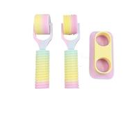 Diamond Painting Roller DIY Diamond Painting Roller Tool with Storage Base Embroidery Reinforced Pressure Wheel Rhinestone Square 3D Printed for Diamond Painting(Multicolor2Set)