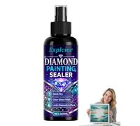 Diamond Painting Sealer Spray Diamond Art Glue & Sealant for Clear Protective Coating to Secure Drills Quick Dry Long-Lasting Color Lock Protects Against Dust and Diamonds Loss(1pc)