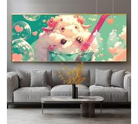 Diamond Painting Sheep Diamond Art Kits Adults Love Large Crystal Art 32x64in DIY 5D Full Gem Rhinestone Mosaic Embroidery Cross Stitch for Adults Crafts Beginners, Home Wall Living Room Decor 0-sy136