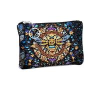 Diamond Painting Small Coin Purse,King Bee 5D DIY Coin Purse mini Cosmetic Bag Zipper Design Exquisite Valentine's Day Gift Women's Rhinestone Accessories