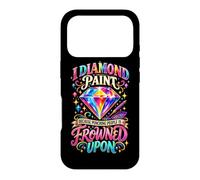Diamond Painting Stress Relief Craft Humor Case for iPhone 17 Pro