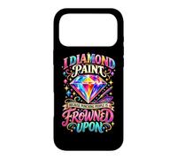 Diamond Painting Stress Relief Craft Humor Case for iPhone 17 Pro Max
