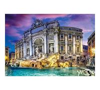 Diamond Painting Trevi Fountain, 5D Diamond Painting Full Kits Diamond Art for Adults, 40x50cm Cross Stitch Gifts Kits for Adults Kids Dimond Picture Art Craft Supplies, Home Decor Crystal Art