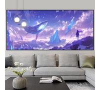 Diamond Painting Whale Diamond Art Kits for Adults View Large Crystal Art Kits 40x120cm DIY 5D Full Gem Adults Crafts Rhinestone Mosaic Embroidery Cross Stitch Canvas Painting for Decor Gifts z403f