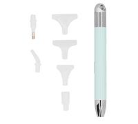 Diamond Paintings Pen, USB Rechargeable Lighting Point Drill Pen with 6Pcs Tip Portable Diamond Art Accessories for Crafts Lovers (Matcha Green (6 Pen Tips))