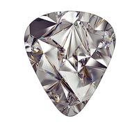 Diamond Pattern 12 Pcs Guitar Picks, 3 Thickness Includes 0.46mm, 0.71mm, 0.96mm, With Organizer Storage Box