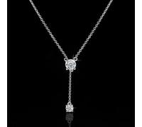 diamond pendant real wedding pendants chain necklace for women bridal charm jewelry Made in China