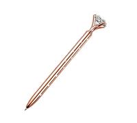 Diamond Pens - Crystal Pen, Retractable Gem Ink Pen With Rhinestones, Sparkling Bling Metal Writing Tool, Decorative Office School Supplies | Elegant Present For Desk Use