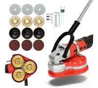 Diamond Polisher Machine, 8-Inch Grinding Diameter, 3 Pads Included, 3800W Concrete Grinder for Stone Polishing, Metal Descaling, Thinset Removal