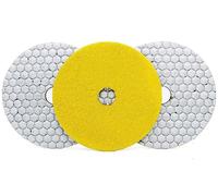 Diamond Polishing Pad 3 Pieces 125MM Diamond Polishing Pad Dry Use Sharp Grinding For Granite Marble Concrete Flexible Sanding Disc Angle Grinder(100)