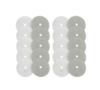 Diamond Polishing Pads Tile Polishing Pads 7in 10pcs Wet Marble Granite Quartz Concrete Cement Floor Terrazzo (3000Grit)