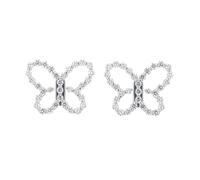 Diamond Princess 18ct White Gold 0.56ct Diamond Butterfly Stud Earrings
