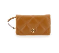Diamond Quilt Wallet on Chain - female - Tory Burch - Cross Body Bags - Brown - ONE SIZE - Bags ONE SIZE