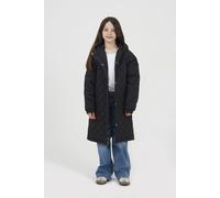 Diamond Quilted Longline Hooded Jacket Brave Soul Black 11-12 Years
