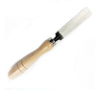Diamond Rhombic File, 4"/100mm Woodworking Diamond Coated File Glass Grinding Tool with Wooden Handle for Metal, Stone and Wood