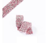 Diamond Ribbons 80cm Rhinestone Tape Decorative Ribbon Colorful Trim Crystal for Cloth DIY Needlework(11,1.5x80cm)