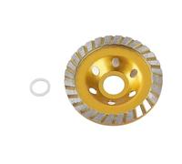 Diamond Segment Grinding Wheel Disc with 6 Cooling Holes for Concrete Marble and Stone - 100mm Outer Diameter x 22.23mm Inner Diameter - 4.5mm Thickness Abrasive Wheel