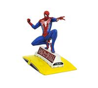Diamond Select Marvel Gallery PS4 Spider-Man On Taxi Statue