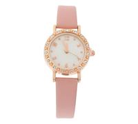 Diamond-Set Wrist Watch with Secure Buckle, Casual Fashion for Women