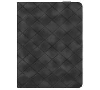 Diamond Shaped Grid Case Suitable For Samsung Galaxy Tab A11 8.7inch 2025 Leather Full-Coverage Drop Protection Cover(Black)