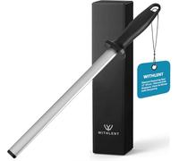 Diamond Sharpening Steel - 12 inch Knife Sharpener for Master Chef, Ideal for Kitchen Knife, Cooking Knife, Butchers and Japanese Knife, Home Gourmet Blade Sharpening Stick