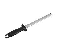 Diamond Sharpening Steel, 8 Inch Professional Extra Fine Oval Knife Sharpener Steel Rod Kitchen Diamond Coated Honing Steel for Chefs Honing Butcher Knives