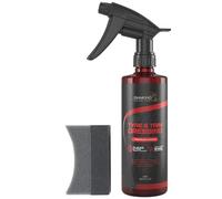 Diamond Shine System Tyre and Trim Dressing Spray 500ml with Applicator Pad - Instant Glossy Black Finish - Car Tyre Cleaner & Shine - Long-Lasting Protective Coating for Tyres & Rubber Trims