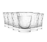 Bormioli Rocco Pack of 24 Diamond Glass Shot Glasses Set - 80ml