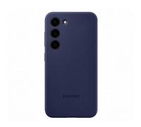 SAMSUNG OFFICIAL SILICONE CASE FOR GALAXY S23 - NAVY LILAC COTTON - EF-PS911T