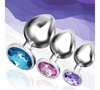 Diamond Stainless Steel Metal Trainer Kit Exercise Plug Kit Suitable for Men and Women, Explore More Amazing Journeys B/204