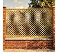 Diamond Standard Elite Alderley, 6ft x 4ft Fence Panel Trellis Topper Wooden Lattice | Decorative Fencing Topper for Outdoor Garden Wall, Pergola, & Arch (Wide: 182.8cm x High: 120cm)
