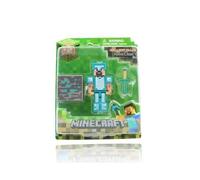 (Diamond Steve) Puzzle Minecraft Assembly Action Figures Collection Plastic Decor Gift Home