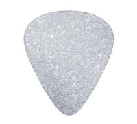 Diamond Style Sliver Pattern,12 Pcs Guitar Pick,3 Different Thickness Plectrums for Acoustic Guitar Bass Ukulele (0.46mm 0.96mm 0.71mm)