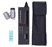 Diamond Tester High Accuracy Diamond Detectors Detective Test Kit with Gem Tester Jeweler Test Tool + Magnifying Glass 45x Jeweler's Loupe with LED Light Portable