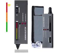 Diamond Tester High Accuracy Diamond Tester Pen,Environmental Protection 9V Battery,Professional Diamond Selector for Jeweler Novice and Expert,Thermal Conductivity Meter (Diamond Tester)