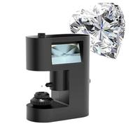 Diamond Tester with LED Light, Dual-Screen Display, Adjustable Focal Length, Clear Imaging for Detailed Viewing, Essential Tool for Diamond Examination