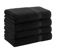 Diamond Tex 4 Pack Cotton Washcloths Set with Hanging Loop, 100% Ring Spun Cotton, Premium Flannel Face Cloths, Highly Absorbent and Soft Feel Fingertip Towels (30 x 30 cm)