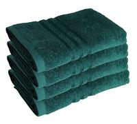 Diamond Tex Hand Towel Set Pack of 2 and 4 | Premium 100% Egyptian Cotton | 50 x 80 cm, 500 GSM | Fluffy Hand Towels Super Soft Hotel Quality Gym Spa Luxury Towels (Kingfisher, 4)