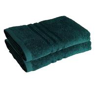 Diamond Tex Hand Towel Set Pack of 2 and 4 | Premium 100% Egyptian Cotton | 50 x 80 cm, 500 GSM | Fluffy Hand Towels Super Soft Hotel Quality Gym Spa Luxury Towels (Kingfisher, 2)