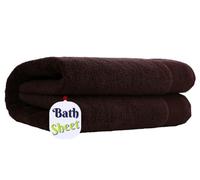 Diamond Tex Large Jumbo Bath Sheet (80 x 160 cm) Luxury 100% Egyptian Cotton Super Soft Bath Towel Highly Absorbent & Quick Dry Towel (Chocolate Brown)