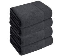 Diamond Tex Large Jumbo Bath Sheets Luxury 100% Egyption Cotton XL Towels Super Absorbent Quick Dry Big Bathroom Soft Towels Size 80x140cm (4, Charcoal Grey)