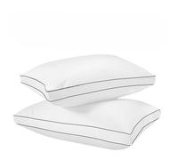 Diamond Tex Memory Foam Pillows with Box Cover|2Pcs, 48 x 74 cm| Anti Allergic and anti-Mite Memory Foam Soft Hotel Quality Best Pillow for side Sleepers & Neck Support