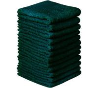 Diamond Tex Pack of 12 Face Cloth (30 x 30 cm, 500-GSM) Luxury Super Soft 100% Egyptian Cotton Flannel Washcloth Set Gym, Golf, Spa Quick Dry Hotel Quality Fingertip Face Towels (Kingfisher)