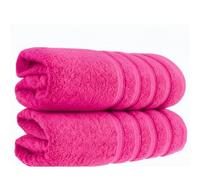 Diamond Tex Premium Cotton Large Jumbo Bath Sheets | Set of 2, 100% Egyptian Cotton, 600-GSM | Luxury Soft Bath Towels 80 cm x 160 cm | Quick Dry XL Body Wrapped Towels (Pink)