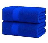 Diamond Tex Super Jumbo Bath Sheet, Luxury Extra Large Bath Sheet, Size 90x180 cm, 600GSM,100% Egyptian Cotton, Big Wrap Towel Sheet (1, Navy Blue)