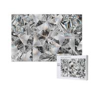 Diamond Texture Style Crystal,1000 Pieces Wooden Jigsaw Family Game Jigsaw Puzzles for Adults Teens Home Decor