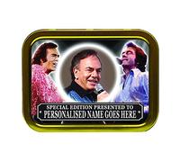 Diamond The-Jazz-Singer Celebrity Icon Personalised Tobacco Storage Tin & Products Neil